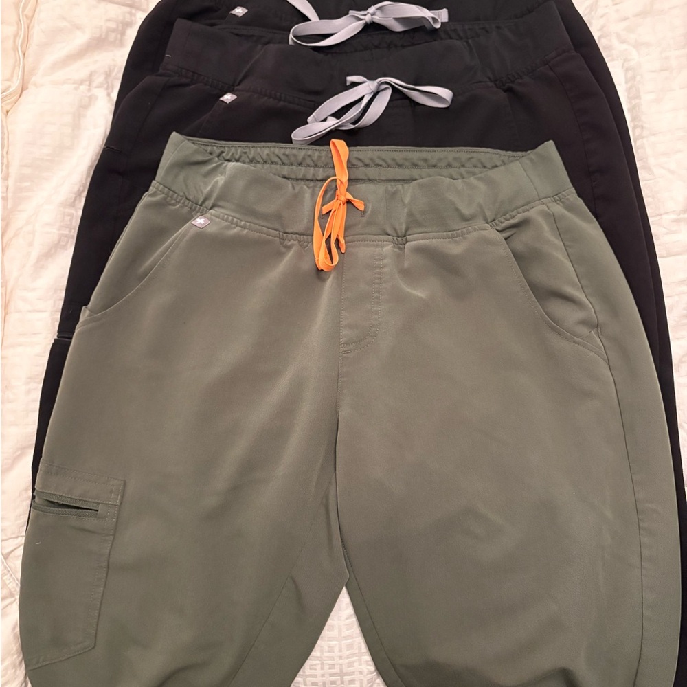 3 Pairs Figs- Zamora Jogger Scrub Bottoms